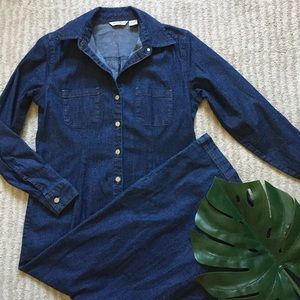 Vintage Eddie Bauer Denim Maxi Dress